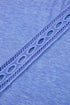 Crochet Lace Detail Oversized Tee